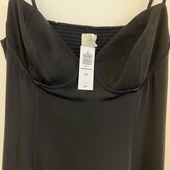 Aritzia Wilfred Providence Dress Black Size 4 - Picture 2 of 6
